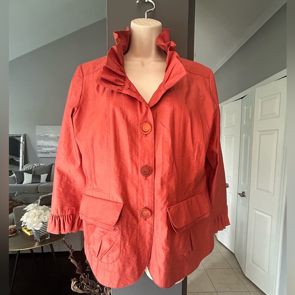 FLAIR - Coral Spring/Fall Lightweight Jacket S